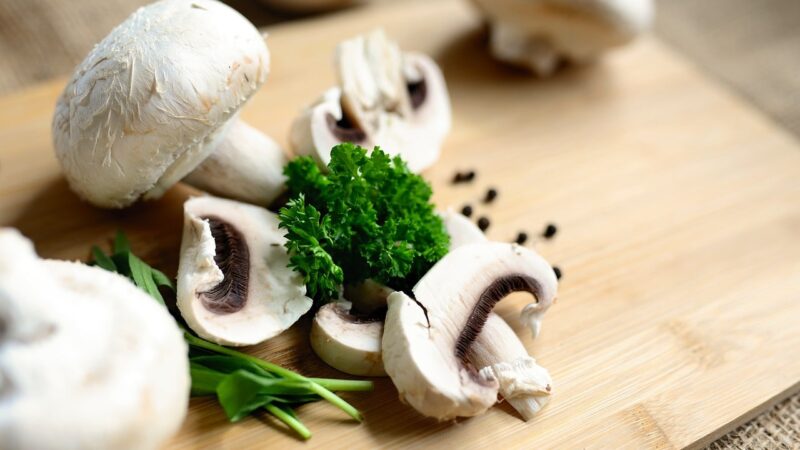 Des champignons et des persils