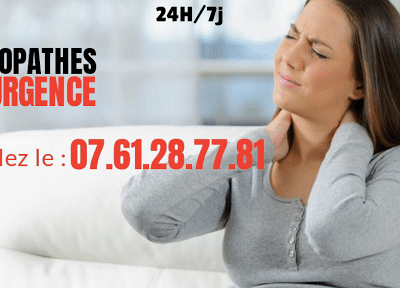 Ostéopathie à votre porte bien-être 24h sur 24