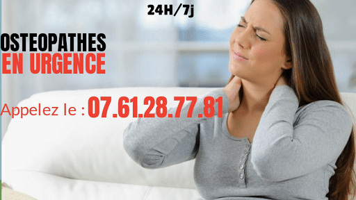 Ostéopathie à votre porte bien-être 24h sur 24